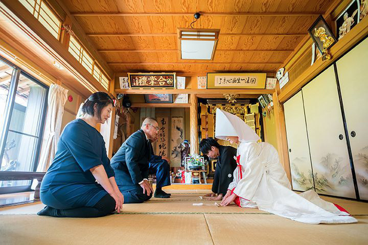 色打掛と袴